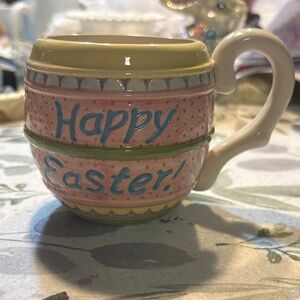 Fitz and Floyd Vintage Happy Easter Mug